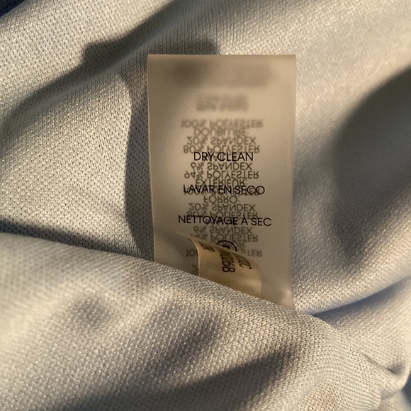 Calvin Klein Soft Blue Sleeveless Round Neck A-Line Fit and Flare Dress, Size 14 - Picture 11 of 12